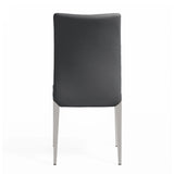 Vegan Leather Dining Chairs (2) | OROA Modern Taryn