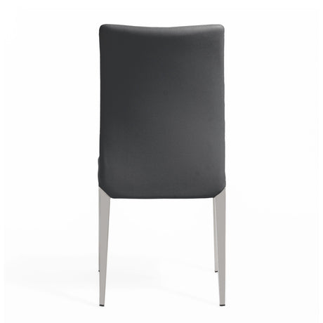 Modern European furniture - Vegan Leather Dining Chairs (2) - www.oroa.com