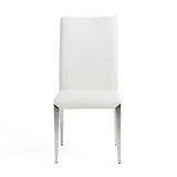 Vegan Leather Dining Chairs (2) | OROA Modern Taryn