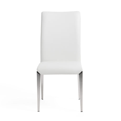 Modern European furniture - Vegan Leather Dining Chairs (2) - www.oroa.com
