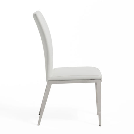Modern European furniture - Vegan Leather Dining Chairs (2) - www.oroa.com