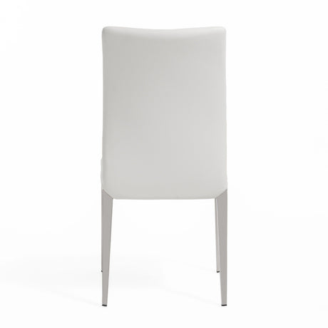 Modern European furniture - Vegan Leather Dining Chairs (2) - www.oroa.com