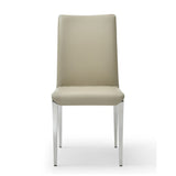 Vegan Leather Dining Chairs (2) | OROA Modern Taryn