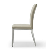 Vegan Leather Dining Chairs (2) | OROA Modern Taryn
