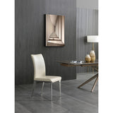 Vegan Leather Dining Chairs (2) | OROA Modern Taryn