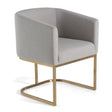 Modern European furniture - Curved White Counter Chair - www.oroa.com