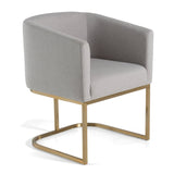 Modern European furniture - Curved White Counter Chair - www.oroa.com