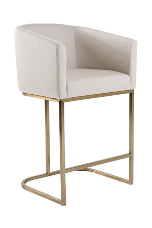 Curved White Counter Chair | OROA Modern Yukon | Oroat.com