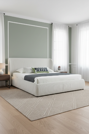 White Upholstered Bed | OROA Modern Butler | Oroa.com