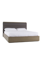 Leather and Shagreen Bed | OROA Modern Lois | Oroa.com