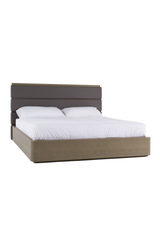Leather and Shagreen Bed | OROA Modern Lois | Oroa.com