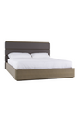 Leather and Shagreen Bed | OROA Modern Lois | Oroa.com