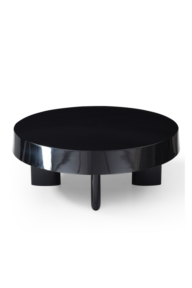 Black Round Coffee Table | OROA Modern CT106 | Oroa.com