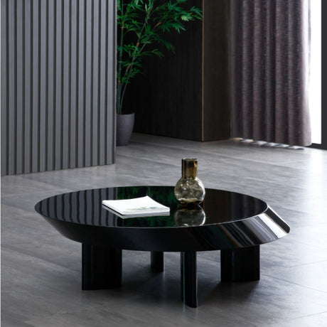 Black Round Coffee Table | OROA Modern CT106 | Oroa.com