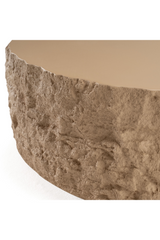 Round Fiberglass Coffee Table | OROA Modern Quarry | Oroa.com
