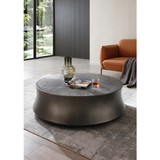 Antique Gray Round Coffee Table | OROA Modern Airdrie