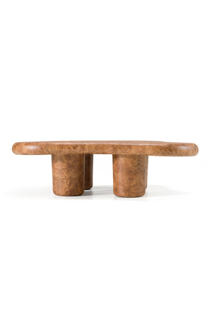 Burl Wood Freeform Coffee Table | OROA Modern Weskan | Oroa.com