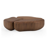 Walnut 3-Piece Coffee Table | OROA Modern Gimbal
