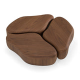 Walnut 3-Piece Coffee Table | OROA Modern Gimbal