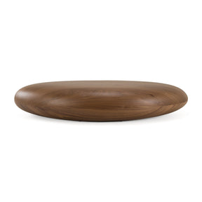 Pebble-Shaped Walnut Coffee Table - OROA Modern Walnut - view 1