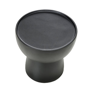   Black Fiberglass End Table | Oroa.com