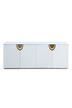 White 4-Door Sideboard | OROA Modern G1869 | Oroa.com