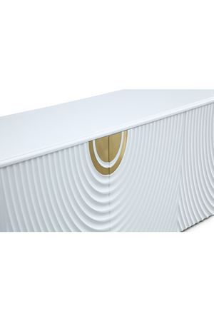 White 4-Door Sideboard | OROA Modern G1869 | Oroa.com