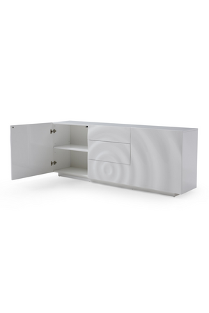 White High Gloss Sideboard | OROA Modern G2575 | Oroa.com