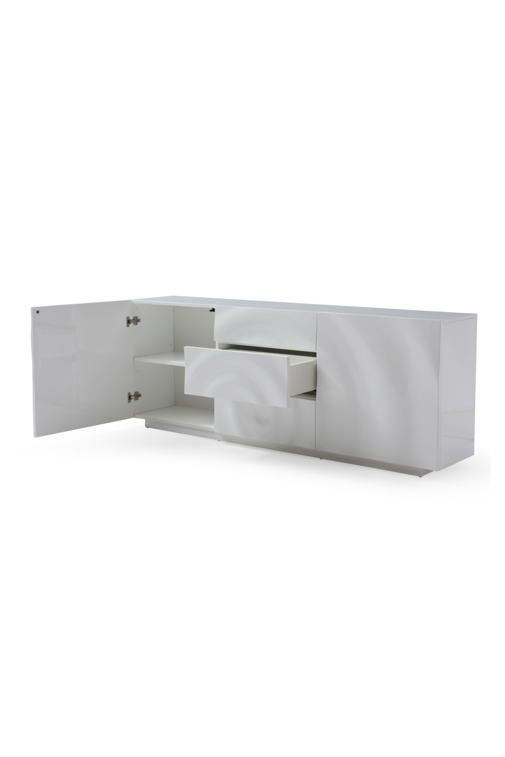 White High Gloss Sideboard | OROA Modern G2575 | Oroa.com