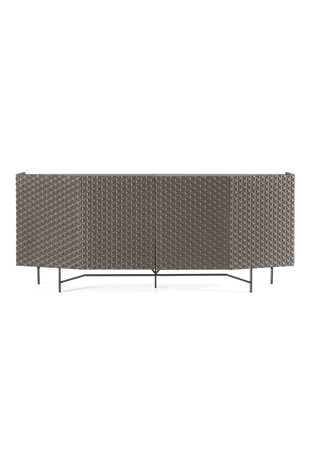 Patterned Silver 4-Door Sideboard | OROA Modern Raphael | Oroa.com