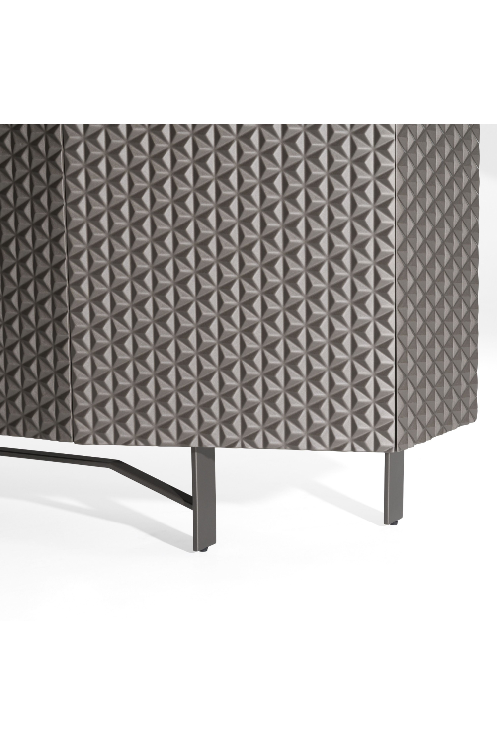 Patterned Silver 4-Door Sideboard | OROA Modern Raphael | Oroa.com
