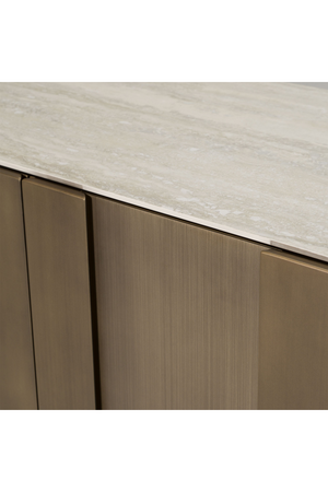 Travertine 4-Door Sideboard | OROA Modern Kiefer | Oroa.com