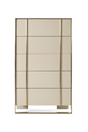 Beige Shagreen 5-Drawer Chest | OROA Modern Cartier | Oroa.com
