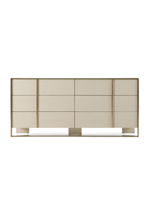 Beige Shagreen 6-Drawer Dresser | OROA Modern Cartier | Oroa.com