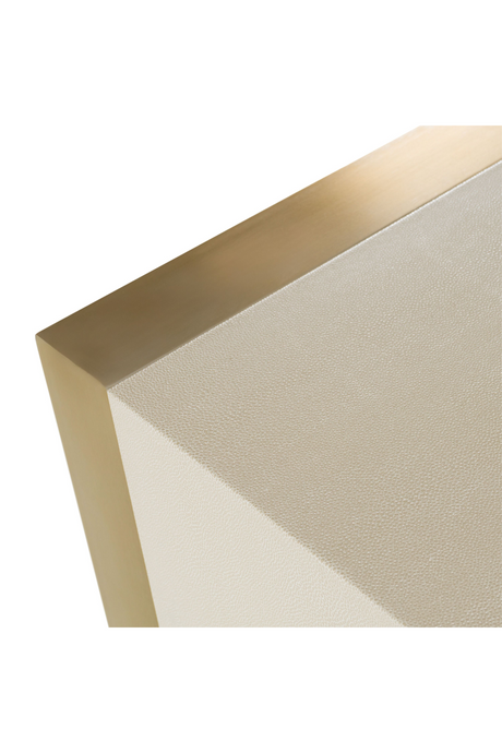 Beige Shagreen 6-Drawer Dresser | OROA Modern Cartier | Oroa.com