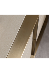 Beige Shagreen 6-Drawer Dresser | OROA Modern Cartier | Oroa.com