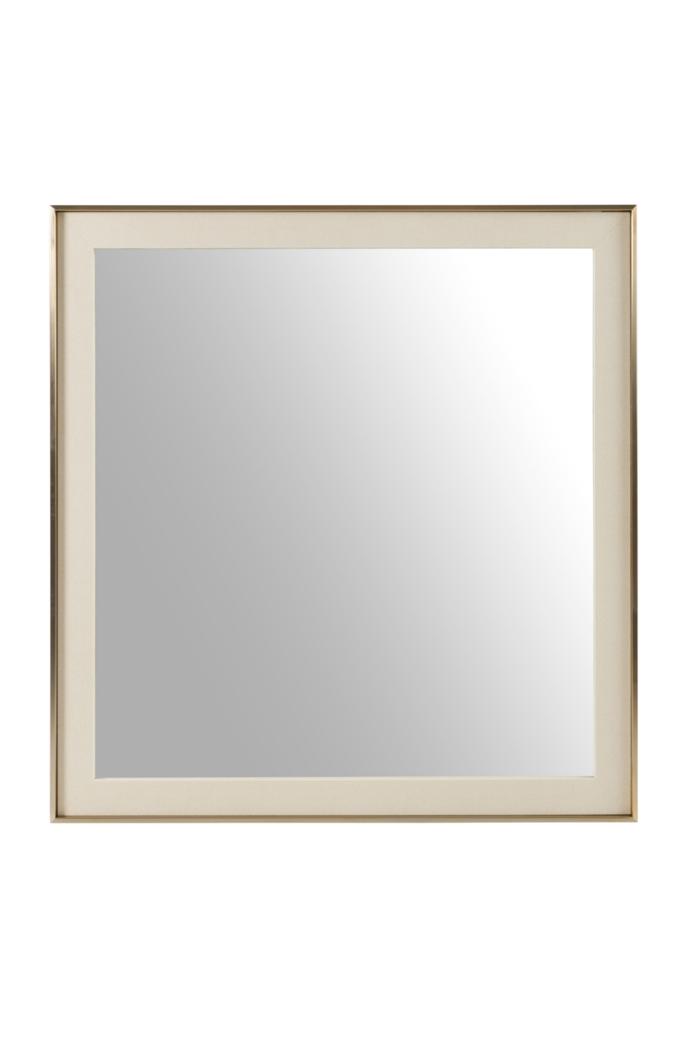 Beige Shagreen Mirror | OROA Modern Cartier | Oroa.com