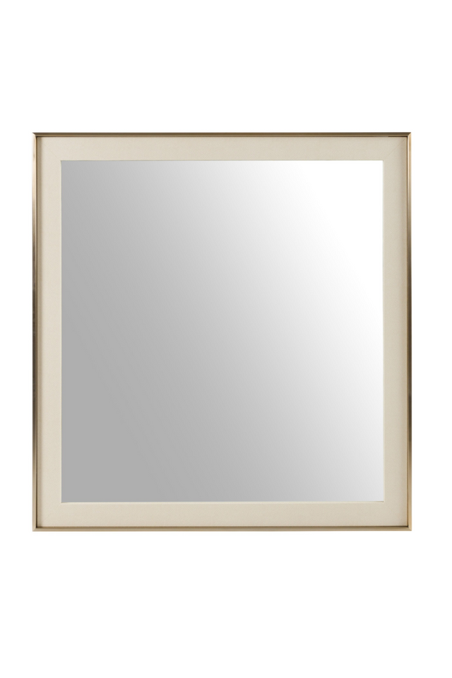 Beige Shagreen Mirror | OROA Modern Cartier | Oroa.com