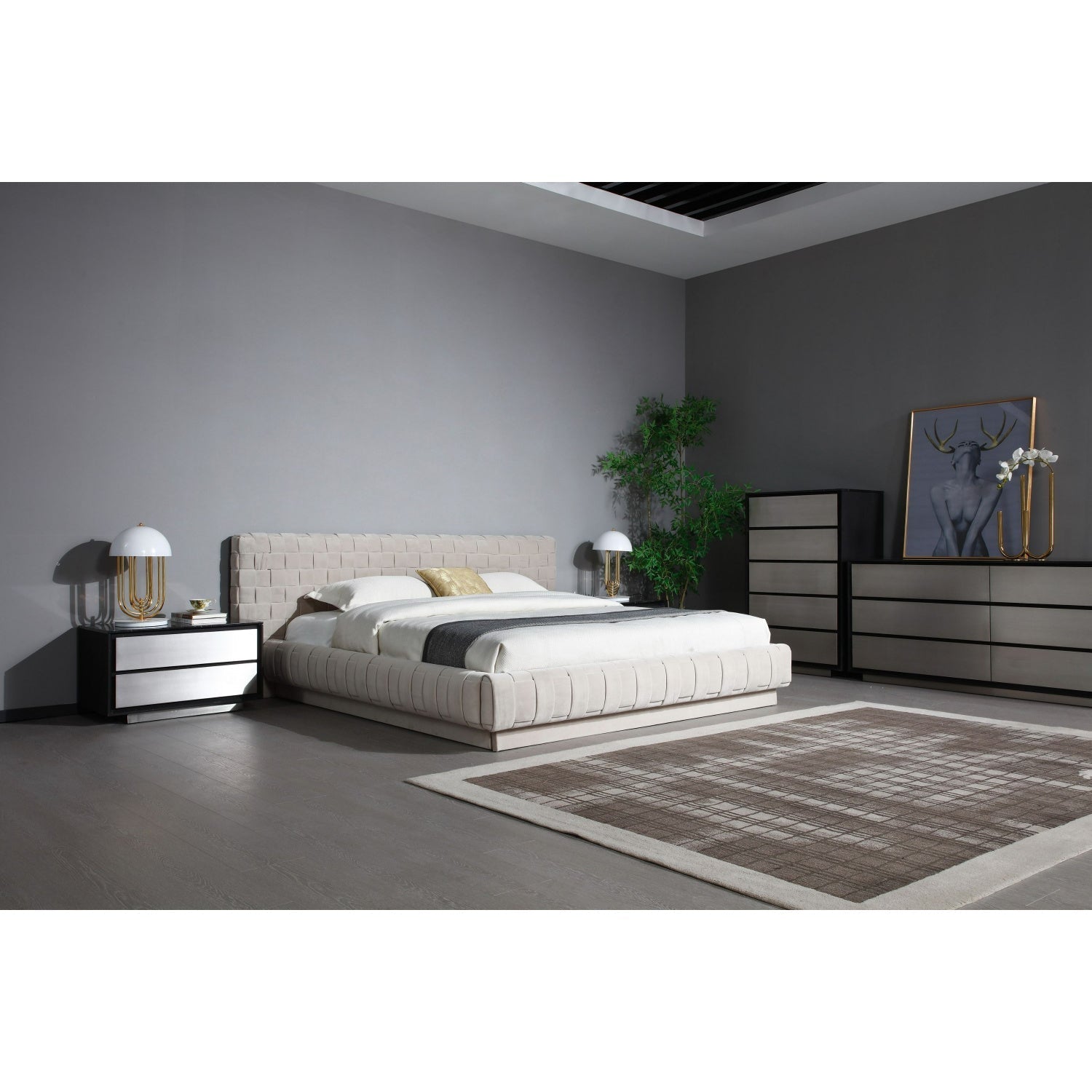 6-Drawer Aluminum Dresser