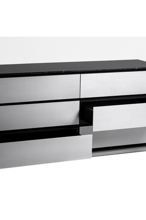 6-Drawer Aluminum Dresser | OROA Modern Concord | Oroa.com