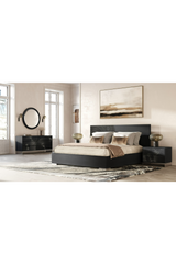 Matte Black Ash 6-Drawer Dresser | OROA Modern Cirque | Oroa.com