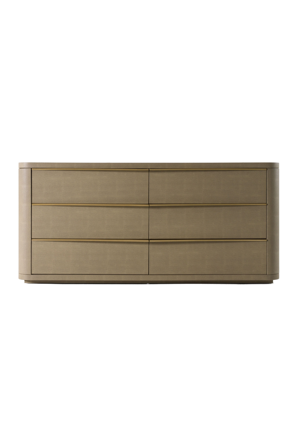 Beige Shagreen 6-Drawer Dresser | OROA Modern Lois | Oroa.com