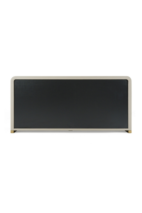 Beige Vegan Leather 6-Drawer Dresser | OROA Modern Florence | Oroa.com