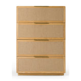 4-Drawer Rattan Chest | OROA Modern Gavin