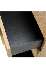4-Drawer Rattan Chest | OROA Modern Gavin | Oroa.com