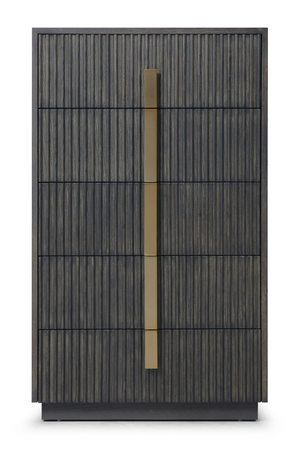 Distressed Black 5-Drawer Chest | OROA Modern Hortman | Oroa.com