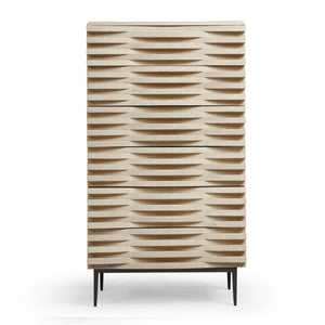   Natural Oak 5-Drawer Chest | Oroa.com