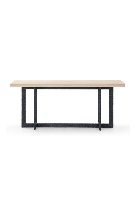 Natural Oak Veneer Console Table | OROA Modern K8963 | Oroa.com