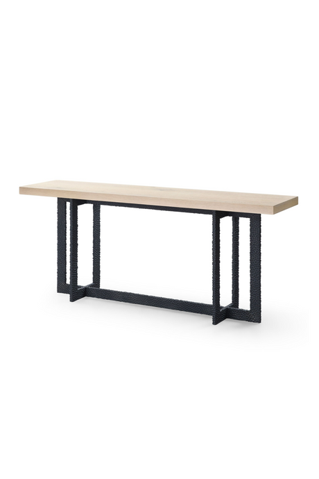 Natural Oak Veneer Console Table | OROA Modern K8963 | Oroa.com