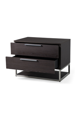 2-Drawer Wooden Nightstand | OROA Modern Helenora | Oroa.com